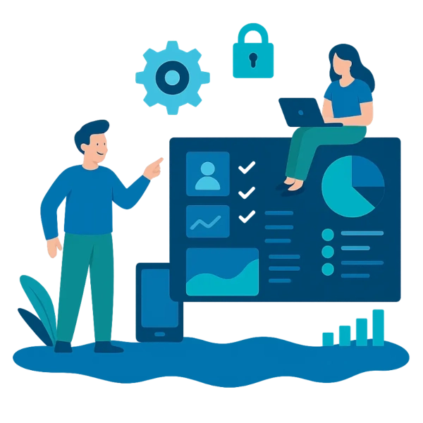 Seidō Studio AI admin illustration